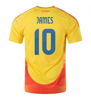 Colombia James Rodriguez #10 Replika Hjemmebanetrøje Copa America 2024 Kortærmet